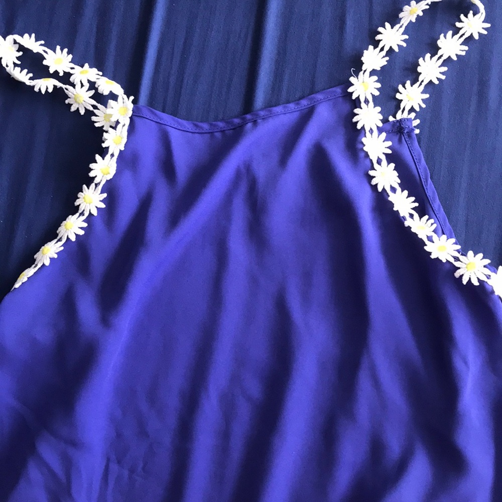 Sunflower strap tank